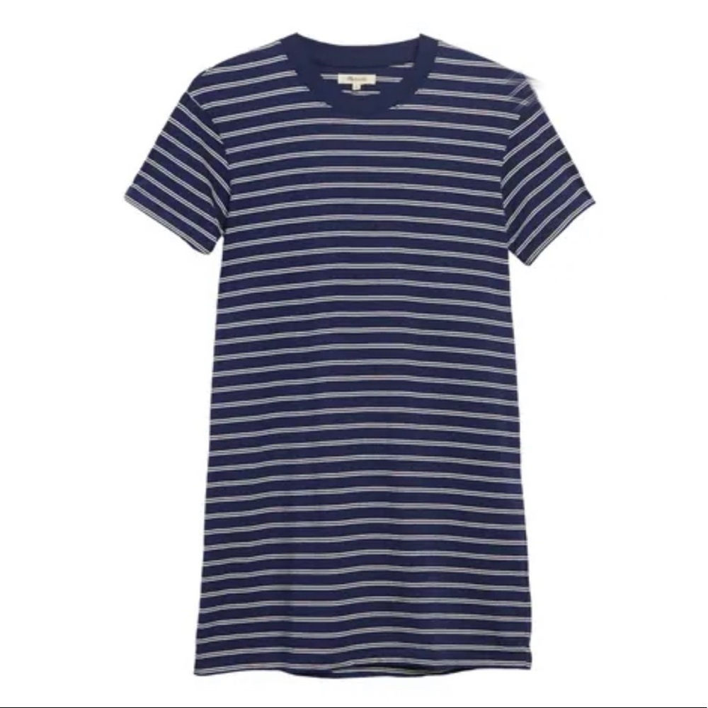 Madewell Tina Stripe T-shirt Dress Medium NWOT